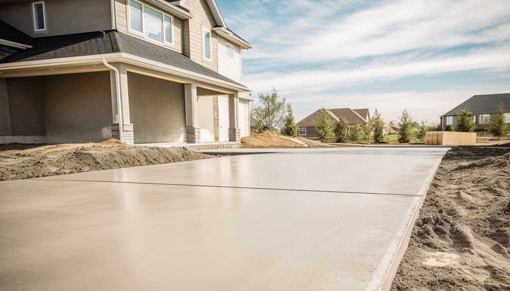 New Concrete Driveway