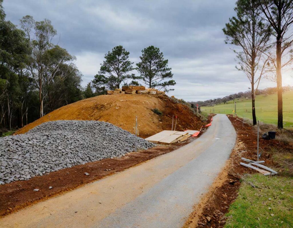 Rural Driveway Installation